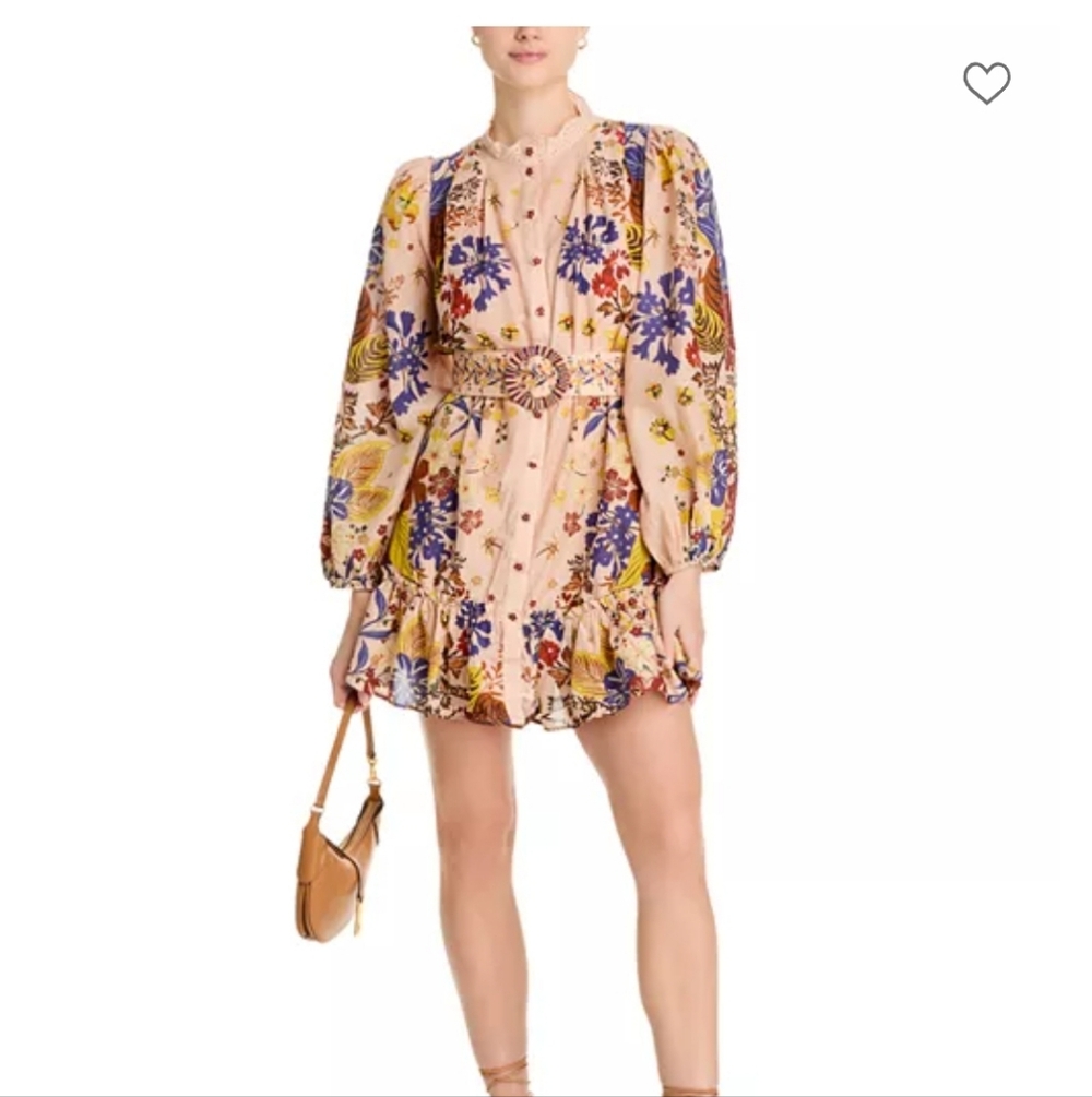 Farm Rio Beauty Bouqent Dress Button